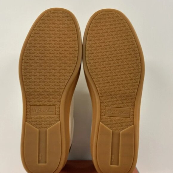 Loro Piana Tennis Walk Sneakers Classic White Laced Shoes - Picture 10 of 11